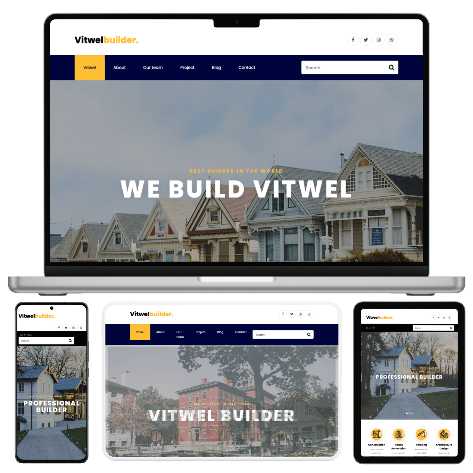 créer un site internet professionnel VITWEL